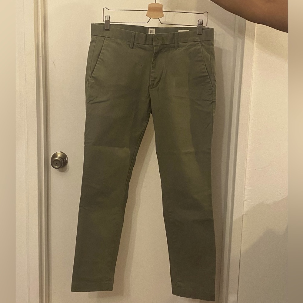 Gap Palm Green Chinos W32L30